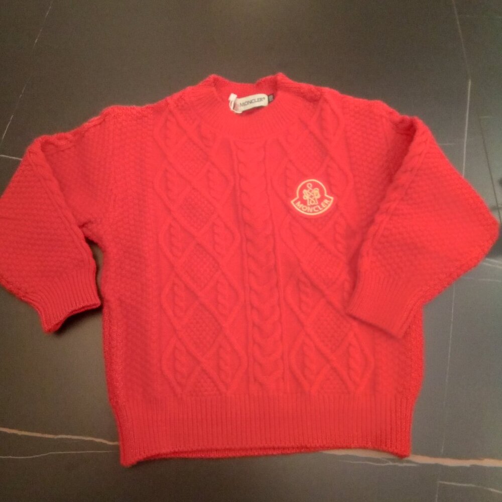 Red Knit wool sweater-jumper kids